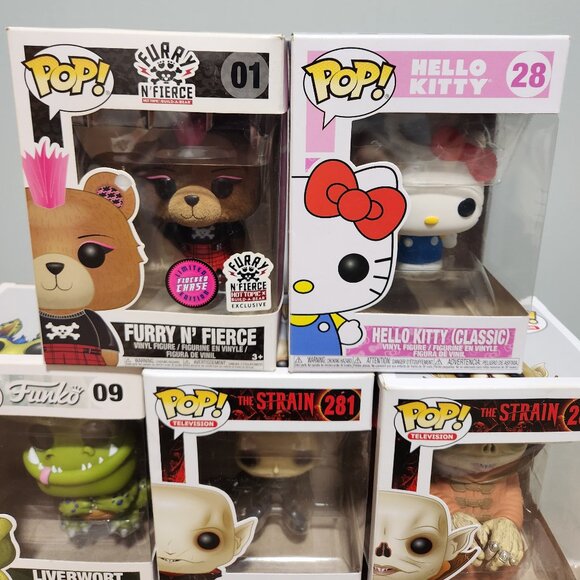 Funko Pop Figures Set Of Eight - 4 Monsters, 2 Television, 1 Furry N Fierce... - Picture 2 of 5